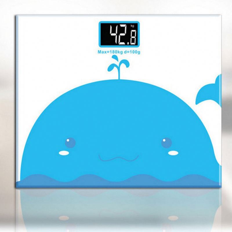 8012B-7 Household 180kg 396lb Abs Plastic Personal Body Fat Electronic Weighing Scale