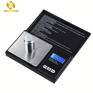 HC-1000 Mini Portable 0.01g Electronic Pocket Scale Digital LCD Display Gram 0.1g Gold Diamond JEWELRY Scale