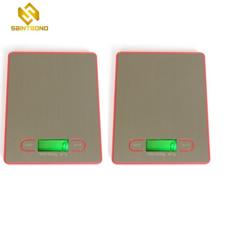 PKS002 Promotional Glass 5kg/1g Lcd Display Food Digital Kitchen Scale