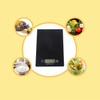 PKS004 Touch Screen Glass Led Digital Electric 5kg Kitchen Weight Scale