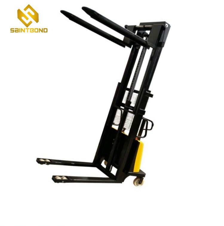 DYC High Quality Semi Electric Stacker Pallet 1t 1.5t with 3m 4m Lift Height
