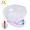 B05 Abs Plastic Kitchen Weighing Balance Scale, 5kg Digital Kitchen Scale With Removable Bowl