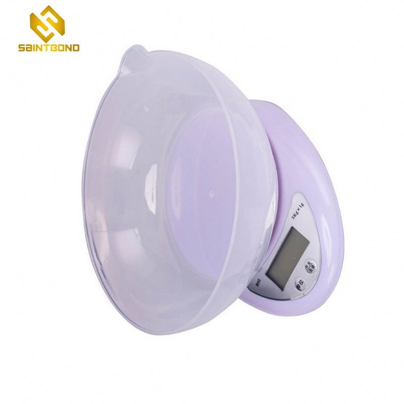 B05 Amazon Hot Sale Accurate Abs Plastic 5kg Food Scale Digital Kitchen Scale With Bowl
