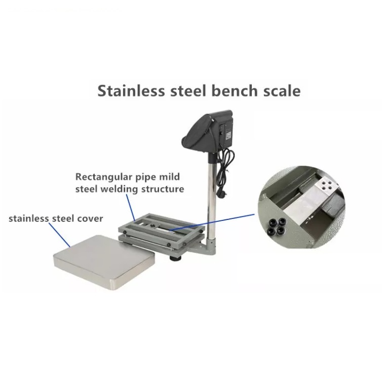 Stainless Steel Bench Scale Precision Industrial Bench Scales