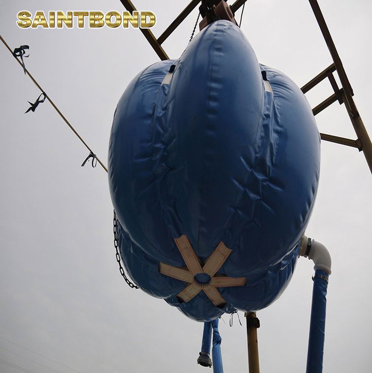 Lifting Davits Test 35tons Weight Proof Load Heavy Duty Bag 300l~1500l Water Bags for Loading