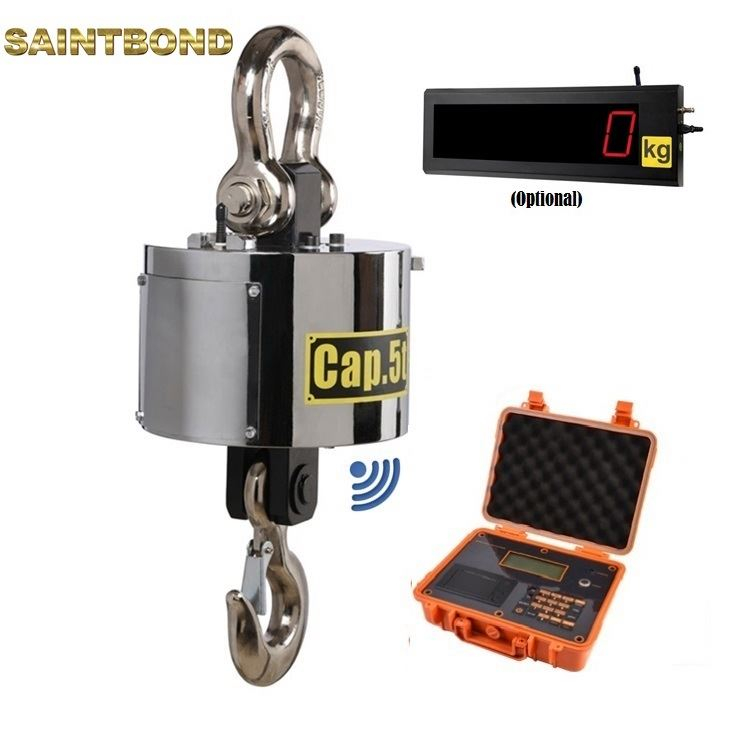 Weighing Indicators Balance 30ton Electronic Crane Hook Hanging Scales Wireless Weight Sensor