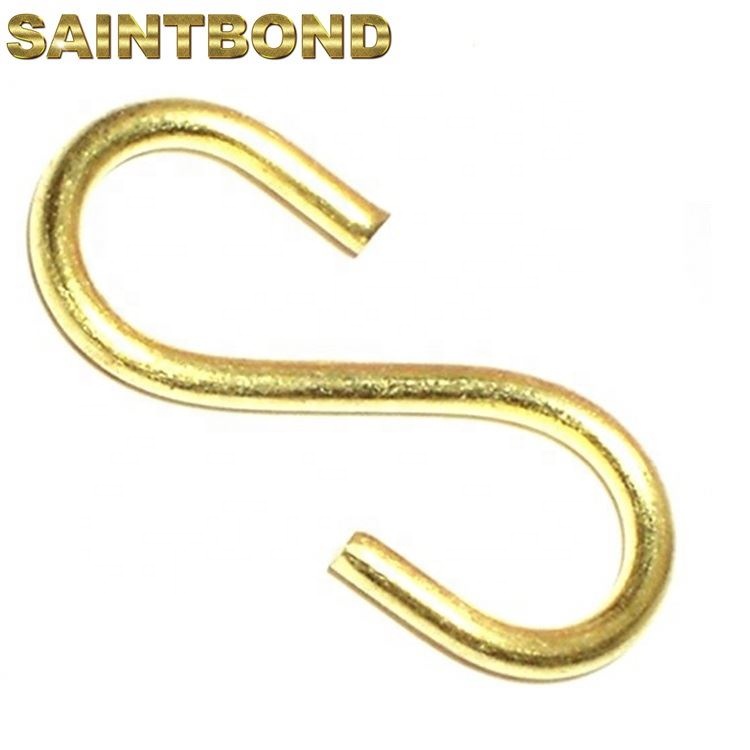 Solid Open Copper Large Hooks Brass S Hook