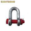 Screw Pin Midland Chain Shackle G2150 U Type D Iron Shackle Insulator