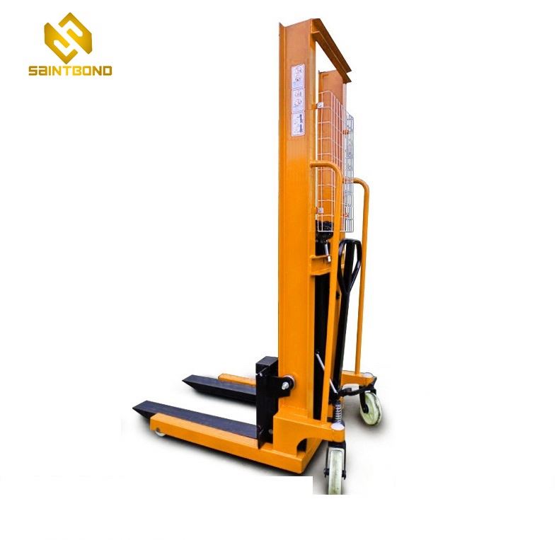 PSCTY02 Good Quality Manual Forklift Manual Pallet Stacker with Pu Wheel