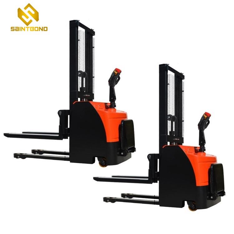 PSES01 Semi Electric Pallet Operated Forklift Jack Stacker