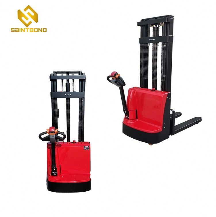 PSES11 Material Handling Equipment Pallet Forklift 3300lbs 1.5 Ton Electric Walkie Straddle Stacker