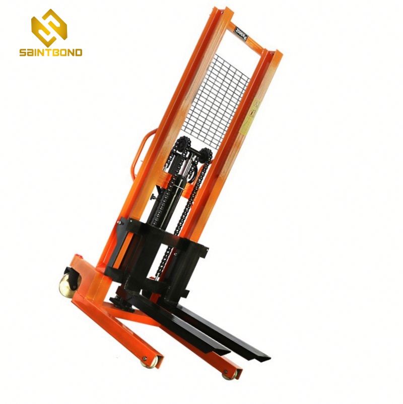PSCTY02 China Supplier 1.5 Ton 1500kg 3000BL 5 Fts Manual Stacker Forklift Pallet Stacker