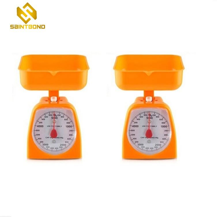KCA Cheaper Mechanical Abs Plastic Food Kitchen Scale With The Bowl