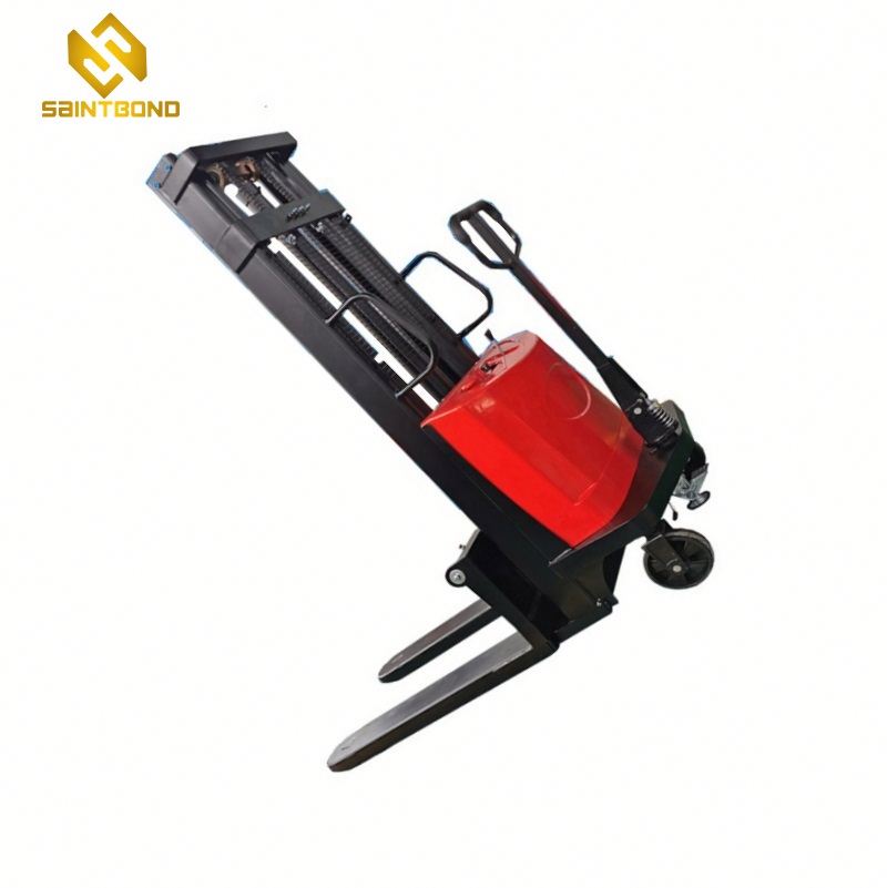 DYC 3300lbs Adjustable Forks Max.lift Height 118 Inch Electric Forklift Walkie Straddle Stacker