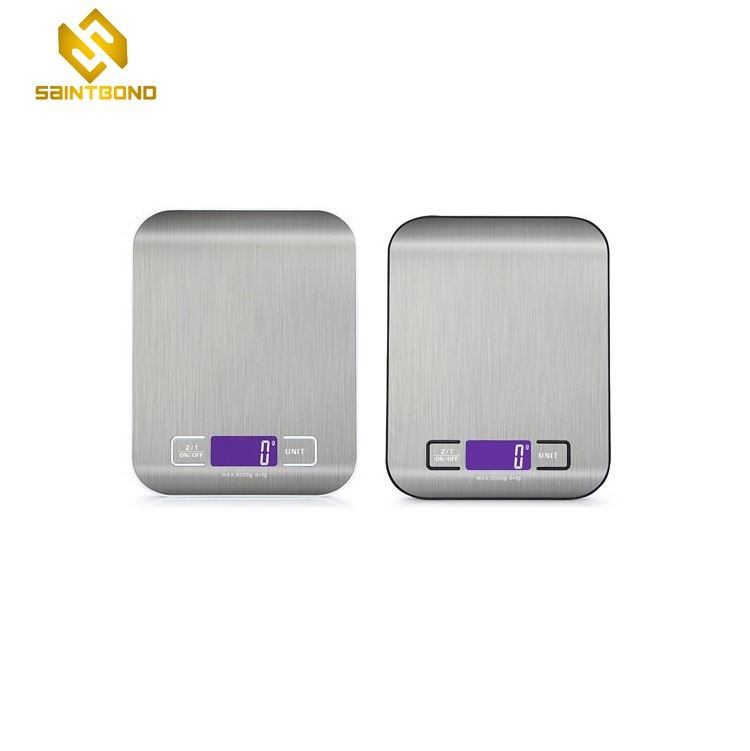 PKS001 Low Price Stainless Steel Multifunction 5Kg 11Lb Slim Electronic Weighing Kitchen Food Digital Scale