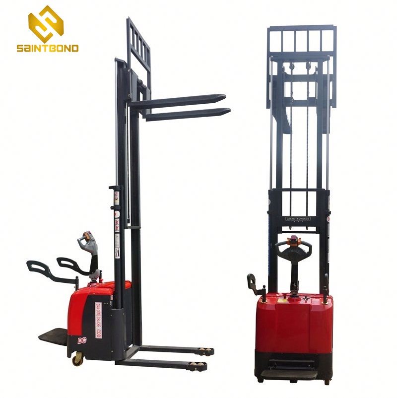 PSES11 Warehouse Forklift Straddle Electric Powered Pallet Stacker