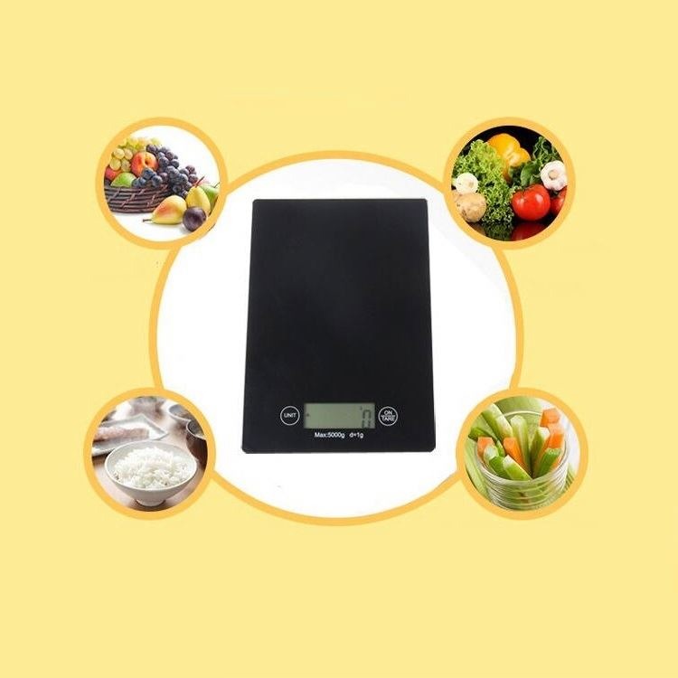 PKS004 Hot 5kg 1g Digital Kitchen Electronic Weighing Food Health Diet Measuring Scale