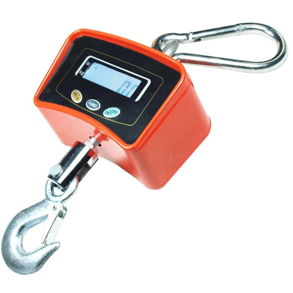 Digital Crane Scale 500kg Industrial Heavy Duty Hanging Scale with Remote Control Portable Electronic Weighing Crane Scale