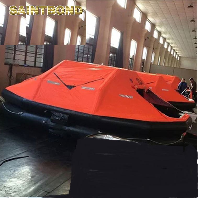 Gl Approval Self Inflating Throw-over Board Throwover Made in China Liferaft Open Reversible Inflatable Life Raft Aor Type