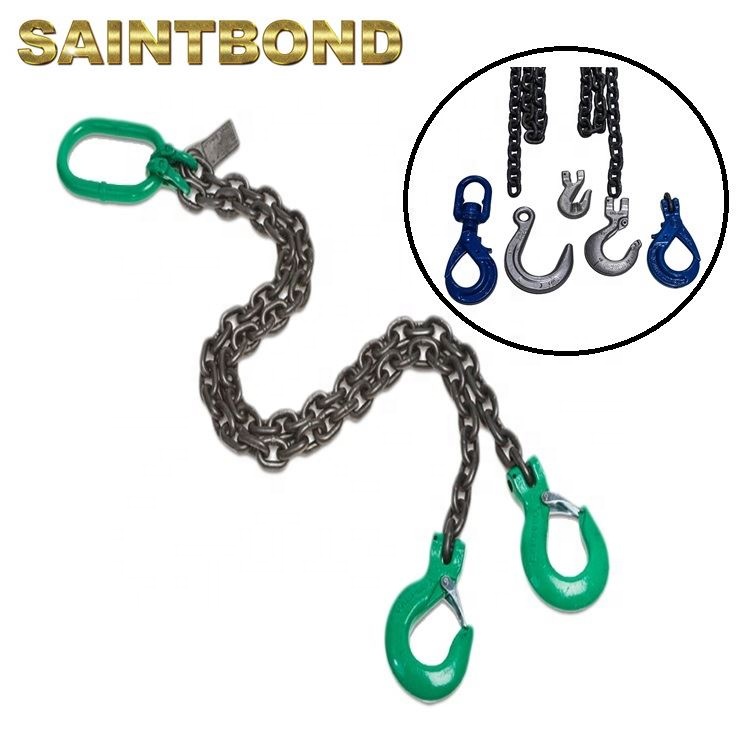 Steel Multi Leg Alloy Chains Inc Hook Latch Lift-all Chain Lifting Sling Crane Slings
