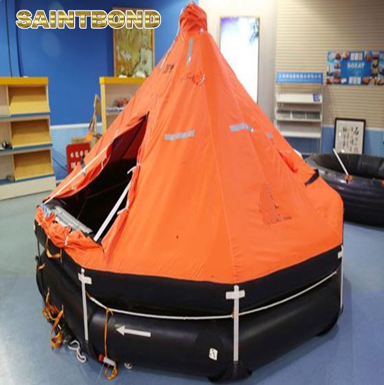 Launched Saving 6 Man Raft with Competitive Price Life Craft Liferaft for Inflatable Boat Different Type Solas Marine Liferafts
