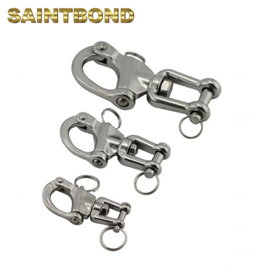 Supply Swivel Stainless Steel Trigger Snap Shackle with A Swivel Eye