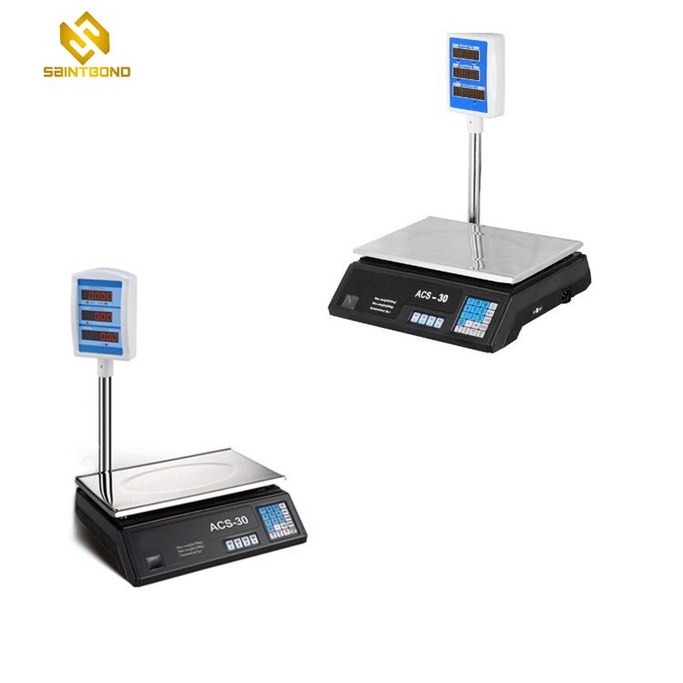 ACS30 40kg Electronic Price Computing Scale With Pole
