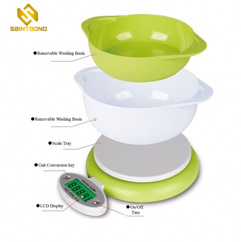 CH303 5kg Antique Style Rotating Button Electronic LCD Nutrition Kitchen Food Weighing Scales Oz Ml G Kg