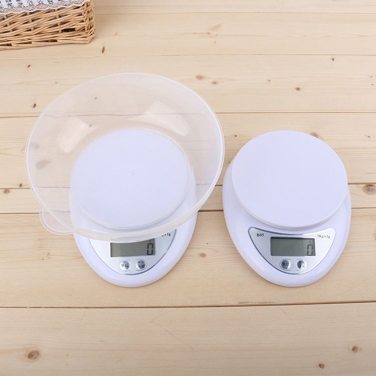 B05 Mechanical Abs Plastic Kitchen Scale With Bowl, Electronic Balance Digital Kitchen Scale