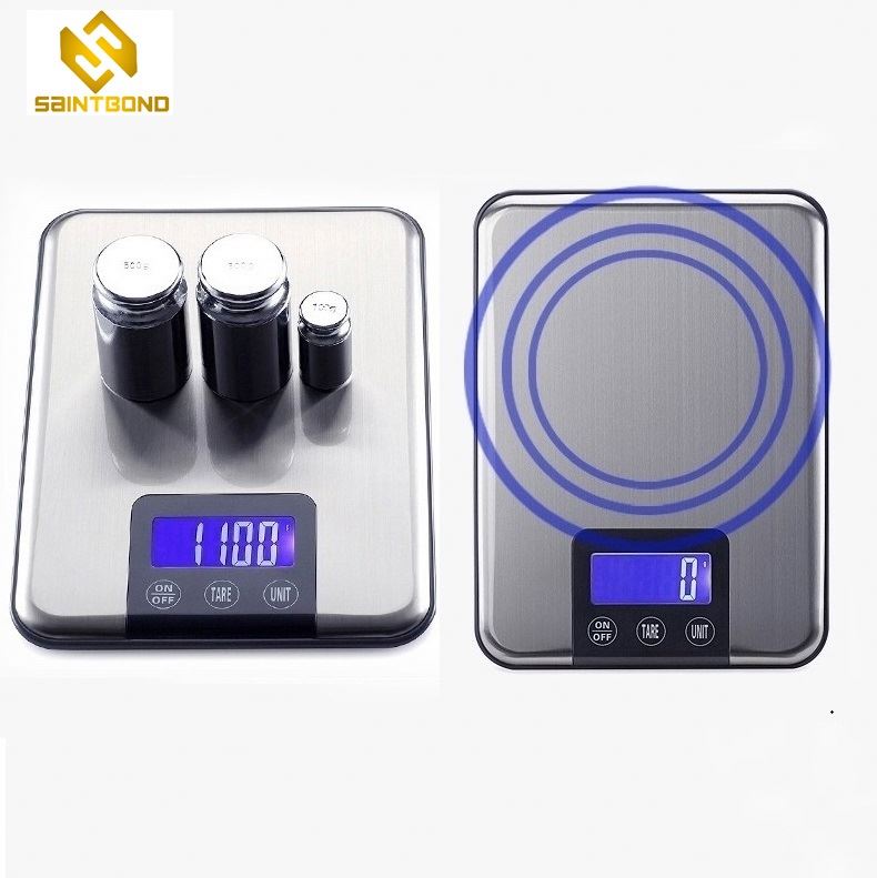 PKS003 Digital Kitchen Scale 5kg Electronic Food Scale With Glass Surface