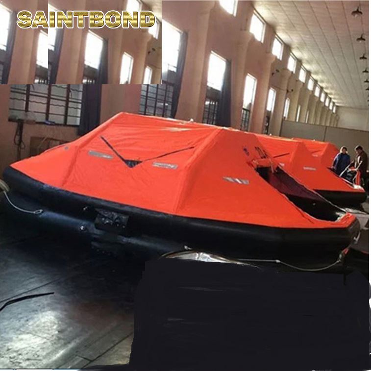 Marine Grade Certified Inflatable Self-righting Life Raft