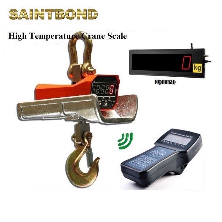 Temperature Proof Wireless Heat Resistance 15ton 5ton Weighing Hook Hooking Weight High Quality Remote Crane Scale