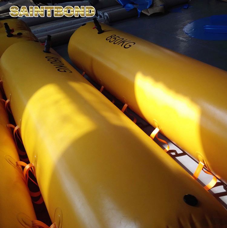 400kg Lifeboat Load Testing Water 7.8m Davit for Life Boat Pipeline Bouyancy Bags