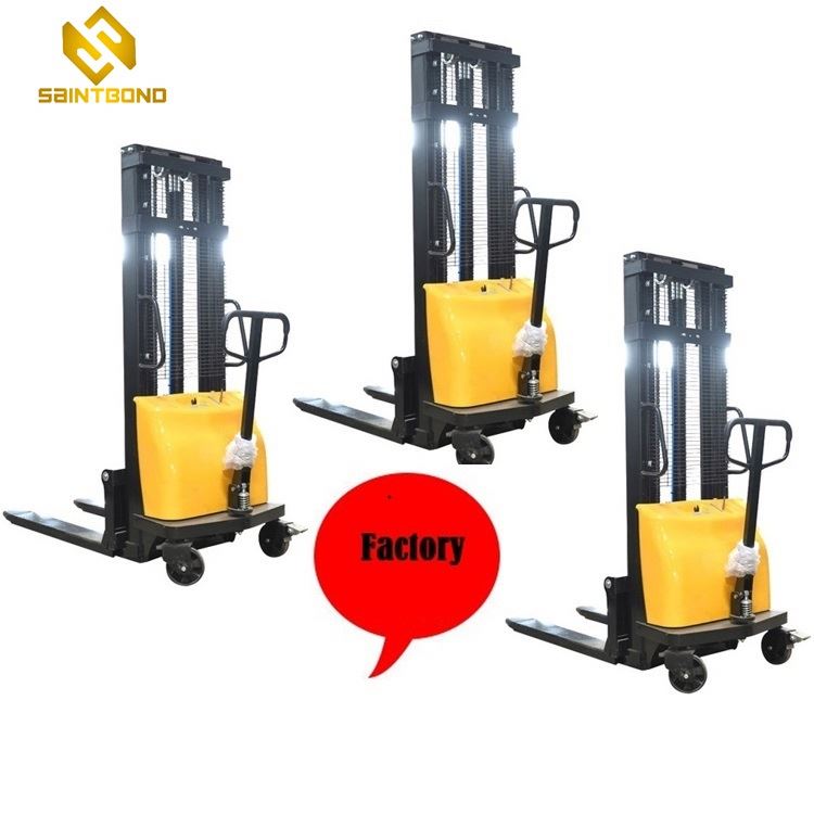 PSES01 Semi Electric Pallet Stacker 2ton 1.6-4.5m Pallet Stacker From China