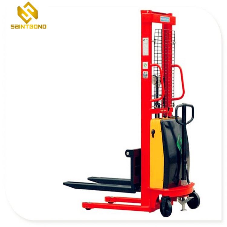 PSES01 2ton Forklift Electric Pallet Stacker Single And Double Door Frame