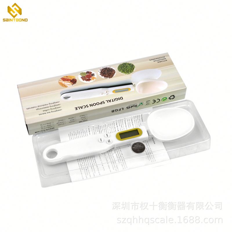SP-001 500g/0.1g Precise Digital Measuring Spoons Electronic LCD Digital Spoon Weight Volume Food Scale Gram Mini Kitchen Scales