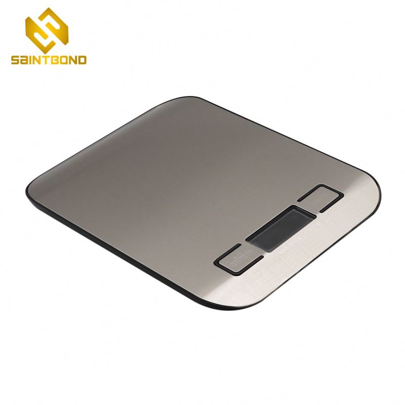 QH305 5kg Digital Kitchen Stainless Steel Scale, Big Food Diet Kitchen Cooking Weight Balance Electronic Scales