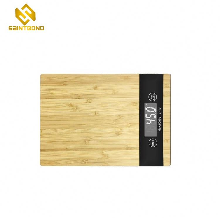 PKS005 Beautiful Bamboo Food Digital Kitchen Scales