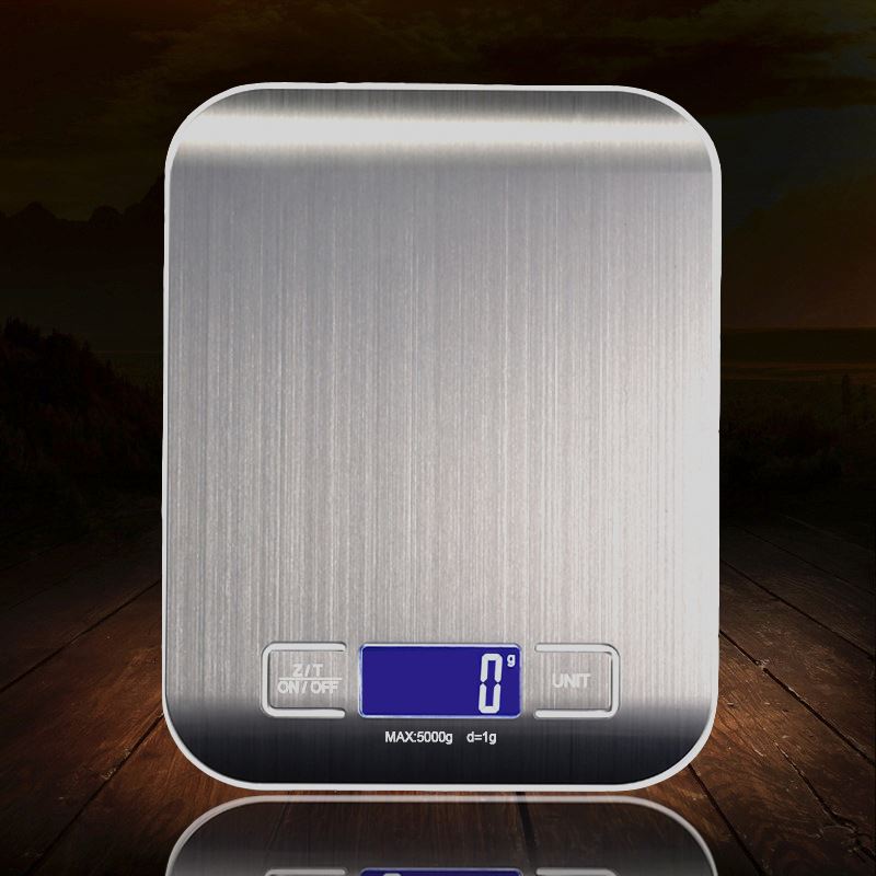 PKS001 Home Kitchen Gadget Stainless Steel Touch Buttons Fish Meat Vegetable Weight Weighing Tool