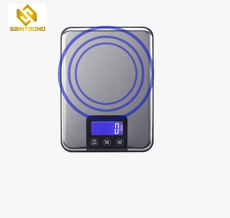 PKS003 Hanging Hole Wall Mount Multifunction Digital Kitchen And Food Scale With Platform 5kg